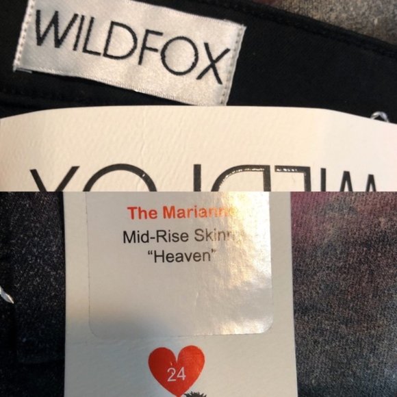 NEW Wildfox Marianne Heaven Mid-Rise Skinny Jeans - Picture 8 of 8
